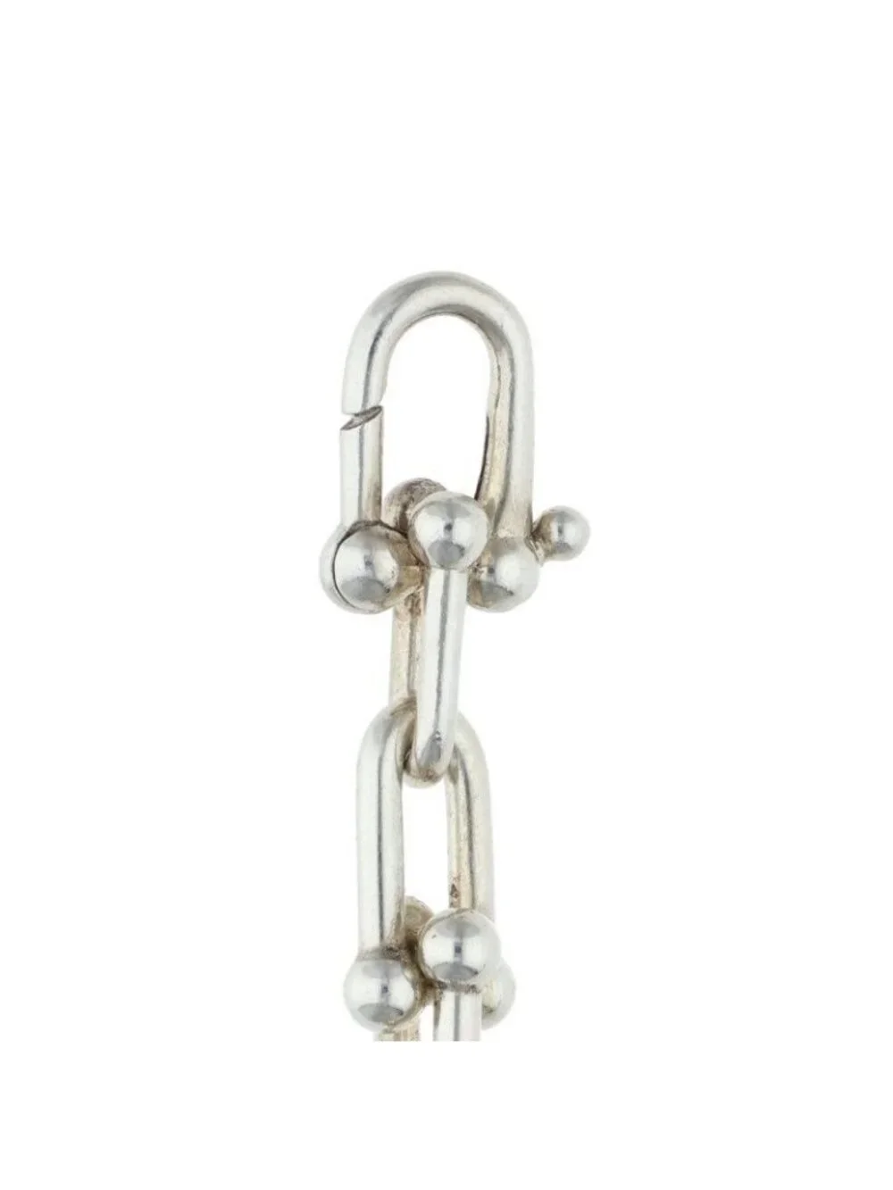 Tiffany & Co Graduated Link Silver Necklace